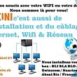 Câblage, WIFI, WLAN et internet