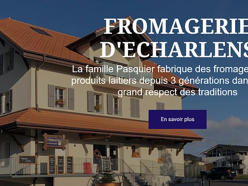 Fromagerie d'Echarlens - Klicken, um das Panorama Bild vergrössert darzustellen