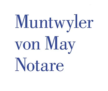 Muntwyler von May Notare
