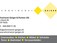 Schreinerei Geiger & Partner AG - Klicken Sie, um das Bild 1 in einer Lightbox vergrössert darzustellen