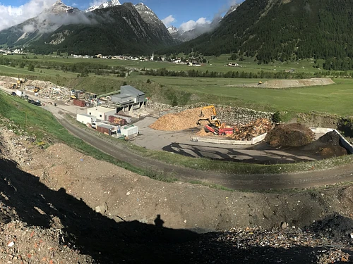Bernina Recycling AG - Klicken, um das Panorama Bild vergrössert darzustellen