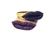 Melania Crocco : Rubies and black diamonds lips in rose gold 18 kt