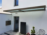 Metallbau Goop Anstalt / Treppen  Terrassenüberdachung  Vordach  Verglasung  Carport  Türen  Tore  Zäune - Klicken Sie, um das Bild 2 in einer Lightbox vergrössert darzustellen