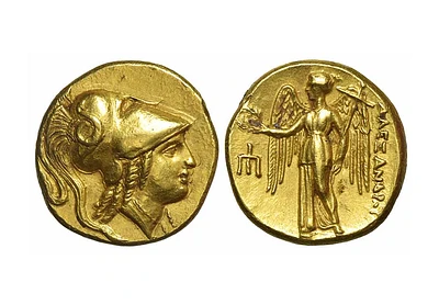 Macedonia - Alessandro III (336-323 a.C.), Statere d'oro, 330-320 a.C., Amphipolis, ORO (19 mm - 8.49g.)