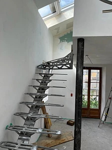 escalier métalique