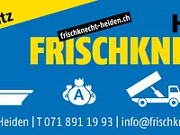 Frischknecht AG, Transporte Heiden - Klicken Sie, um das Bild 1 in einer Lightbox vergrössert darzustellen