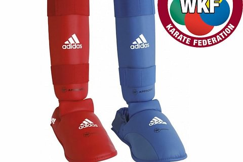 PROTÈGE TIBIAS ET PIEDS ADIDAS WKF APPROVED
