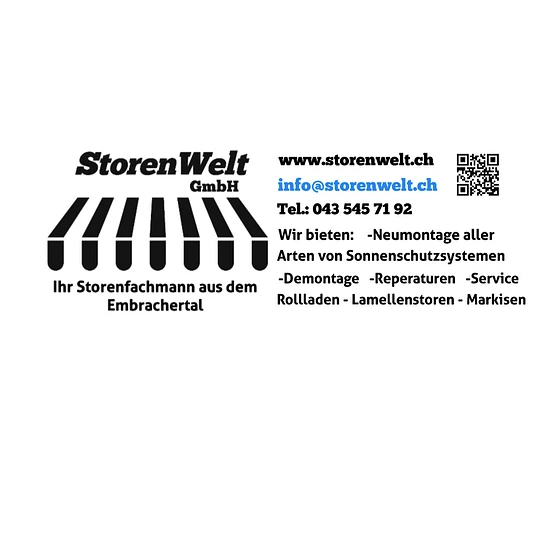Storen Welt GmbH - Sonnenstoren, Rollladen, Lamellenstoren und alle individuellen Beschattungsarten, 8427 Rorbas im Kanton Zürich