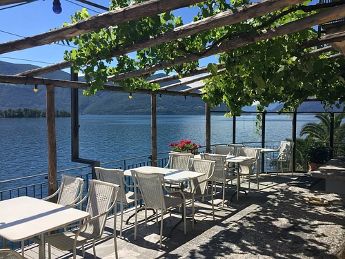 Art Hotel Posta al lago/ Ristorante Rivalago/Residenza Bettina – click to enlarge the panorama picture