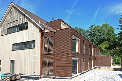 Sigrist Rafz Holz + Bau AG, Fassade