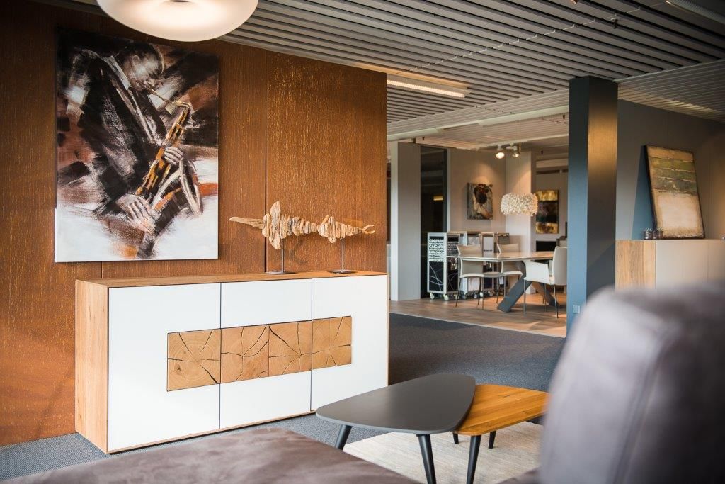 Unser Showroom in Tafers Notre showroom à