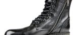 Biker's Point - JohnDoe Sixty Black/Bordeaux - Motorradschuhe, Stiefel