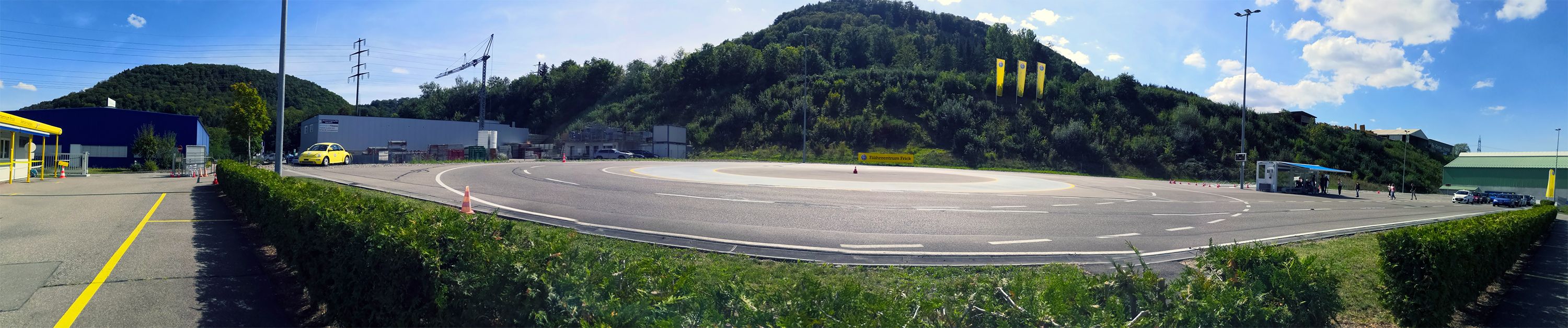 TCS Fahrzentrum Frick - Panoramabild Fahrpiste