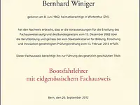 Bootsfahrschule Zürichsee Beni Winiger - Klicken Sie, um das Bild 3 in einer Lightbox vergrössert darzustellen