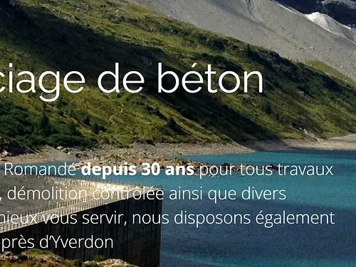 Mauroux SA Forage et Sciage de Béton – cliquer pour agrandir l’image panoramique