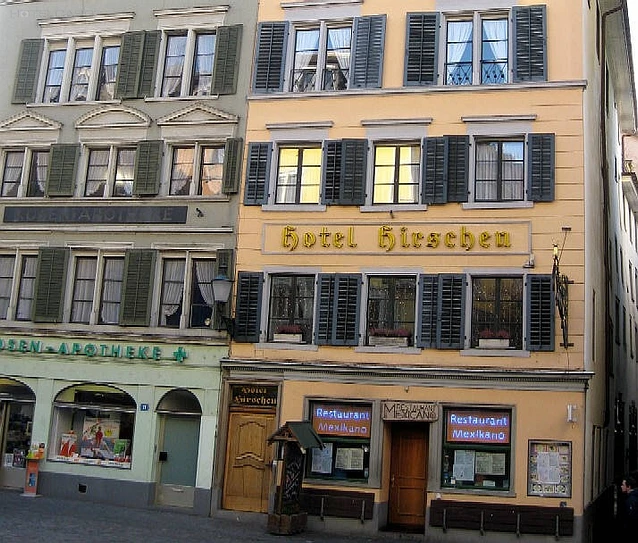 Hotel Hirschen am Hirschenplatz, im Herzen des Niederdorfes