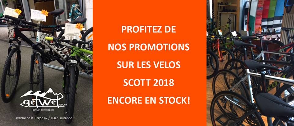 PROFITEZ DE NOS PROMOTIONS SUR LES VELOS - SCOTT 2018