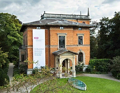 Die denkmalgeschützte Villa Bleuler, Baujahr 1888, seit 1993 Hauptsitz von SIK-ISEA in Zürich