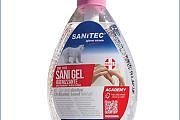 Sani Gel, Gel désinfectant pour les mains 600 ml 70% d'alcool Flacon avec pompe
