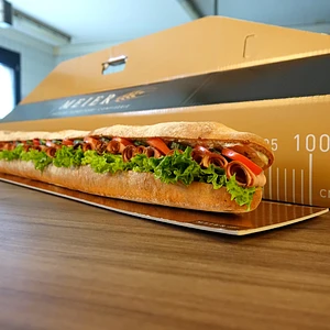 Meterlanges Sandwiches am Meter
