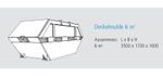 Deckelmulde 6 m3