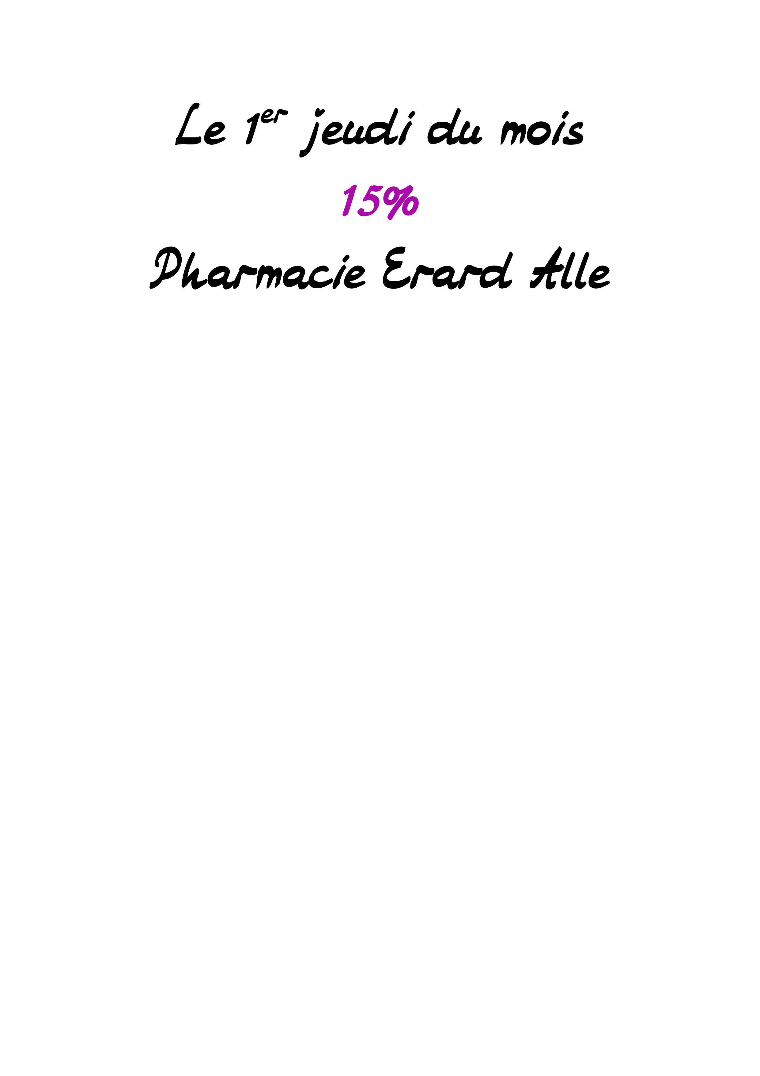 Pharmacie Erard Alle