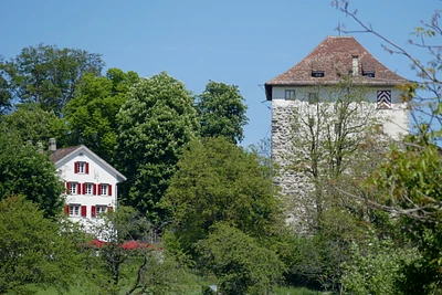 Restaurant Gasthaus Schlosshalde Winterthur mit Schloss Mörsburg