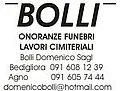 Domenico Bolli Sagl Onoranze Funebri – Cliquez pour agrandir l’image 1 dans une Lightbox