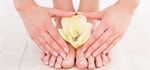 Pedicure ohne Lack