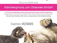 Kleintierpraxis am Obersee GmbH – Cliquez pour agrandir l’image 1 dans une Lightbox