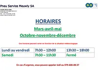 Pneu Service Meuwly SA – click to enlarge the image 1 in a lightbox