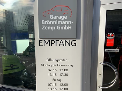 Garage Brönnimann - Zemp GmbH