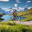 Bachalpsee und das Schreckhorn, mit dem E-Bike vom Backdoor Shop die einzigartige Bergwelt in Grindelwald geniessen