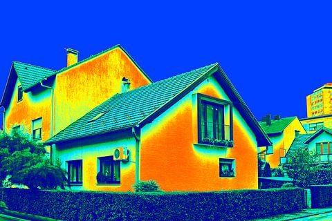 Gebäudeanalyse mit Wärmebildkamera und BlowerDoor-Test