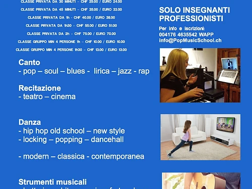 PopMusicSchool di Paolo Meneguzzi – cliquer pour agrandir l’image panoramique
