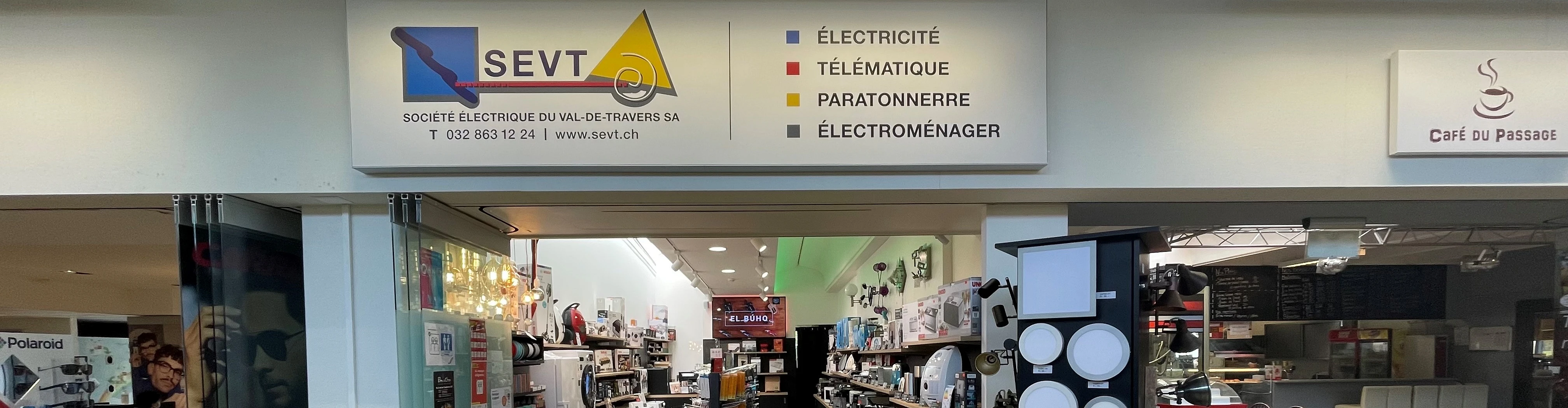 Société Electrique du Val-de-Travers SA - SEVT Magasin Prés-de-la-Porte