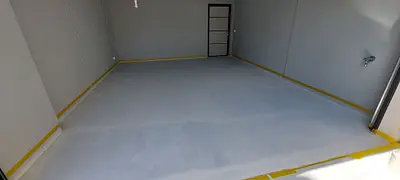 Garagen Boden streichen