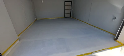 Garagen Boden streichen