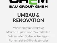 Grem Bau Group GmbH - Klicken Sie, um das Bild 1 in einer Lightbox vergrössert darzustellen