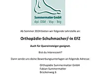 Fussorthopädie Summermatter GmbH – Cliquez pour agrandir l’image 2 dans une Lightbox