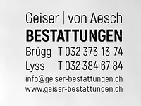 Geiser | von Aesch Bestattungen – Cliquez pour agrandir l’image 1 dans une Lightbox