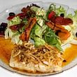 Stockfisch vom Grill mit Salate Composition