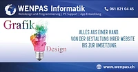 IT Support - Wenpas Informatik - Grafik Design-Logo