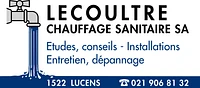 Logo LECOULTRE CHAUFFAGE SANITAIRE SA