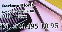 Logo Salon de Coiffure Doriane Floris (DF)