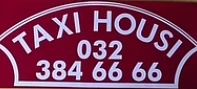 Bahnhof TAXI HOUSI-Logo
