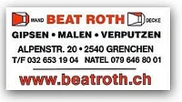 Logo Maler Gipser Beat Roth