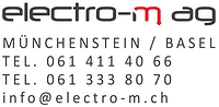 electro-m AG logo