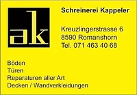 Schreinerei Kappeler GmbH logo