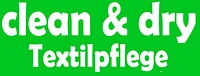 Logo clean & dry Textilpflege Zukaj